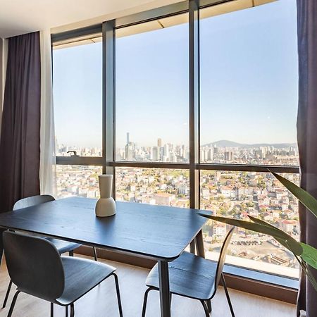 Charming Flat With Gorgeous City View In Atasehir Apartment Istanbul Bagian luar foto